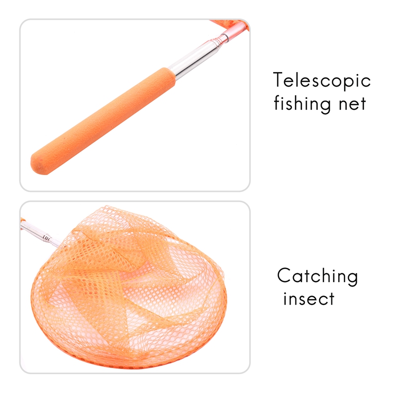 Outdoor Catching Catching Butterfly Net Fishing Net Bag Stainless