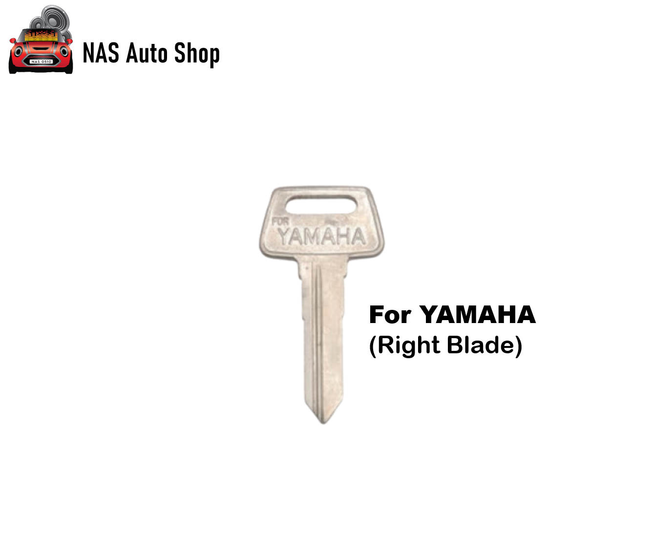 NF318 Uncut Blade Blank Motors Key for YAMAHA SPORTY STX / MIO (RIGHT