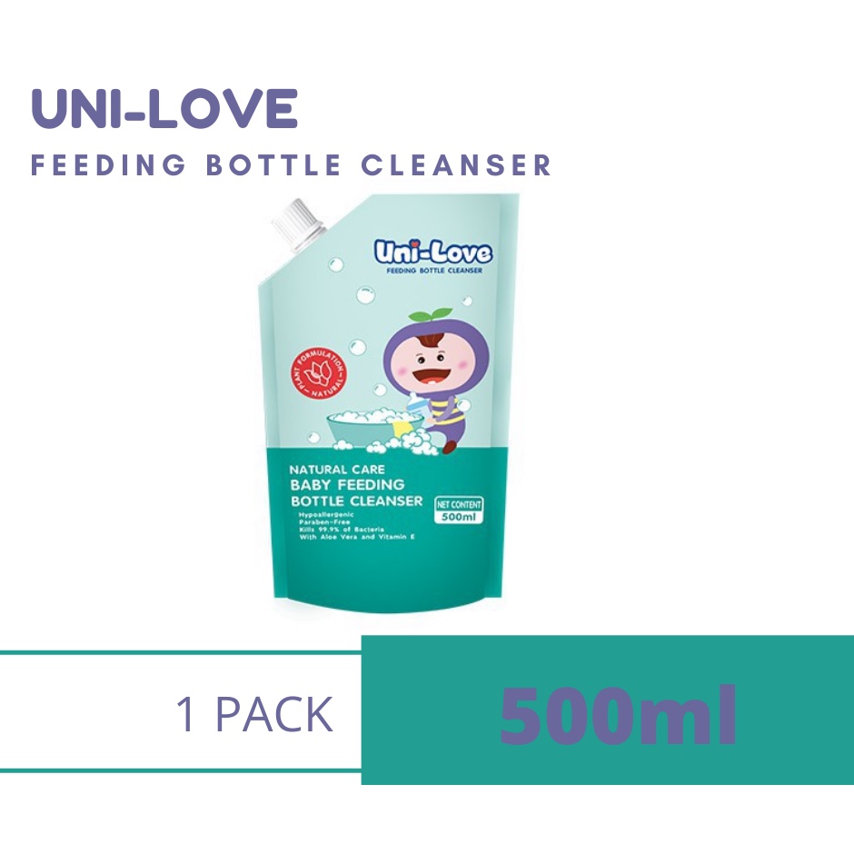 Unilove Feeding Bottle Cleanser 500ml Unilove Bottle Cleaner Natural