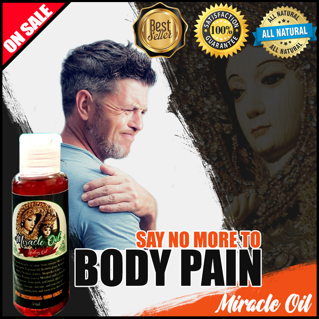 Miracle Oil Manaoag, HEALING OIL Good For GOUT, VARICOSE VIENS, MUSCLE