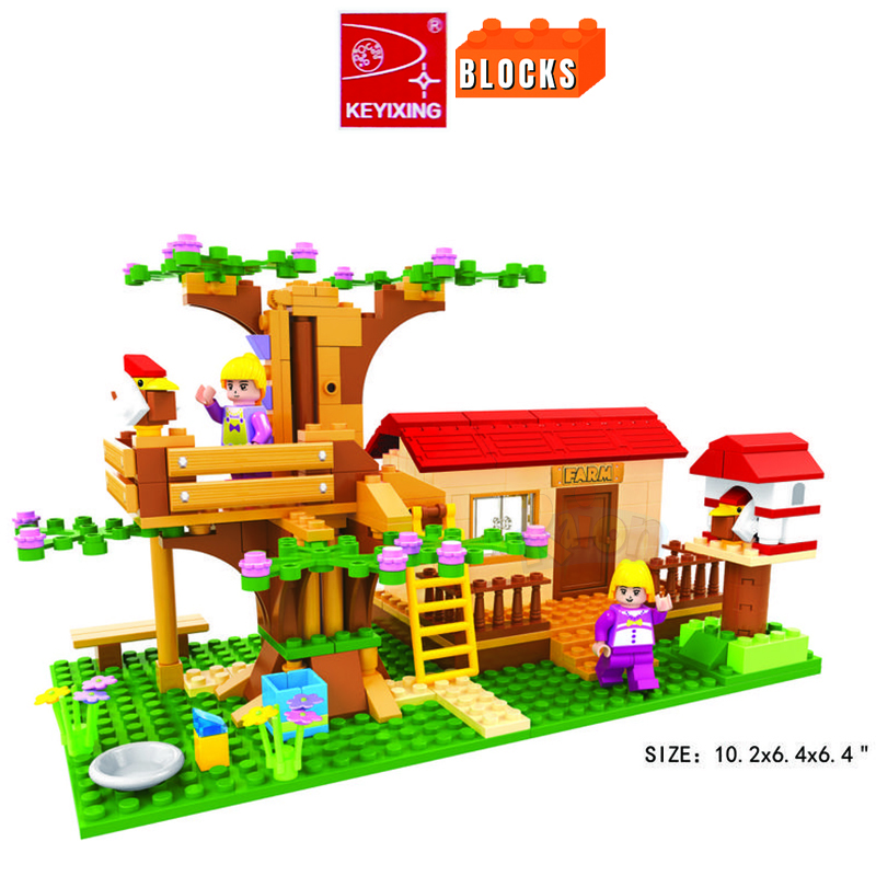 Ausini 319 Pcs. Farm Fairyland Educational Building Blocks RIC (14750)  Raion Bricks Toys for Girls Toy for Kids | Lazada PH