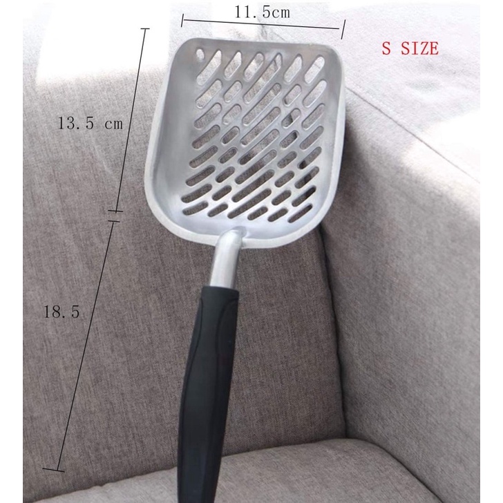 Cat Litter Scoop Big Metal Litter Scoop for Kitty Sifter with Deep