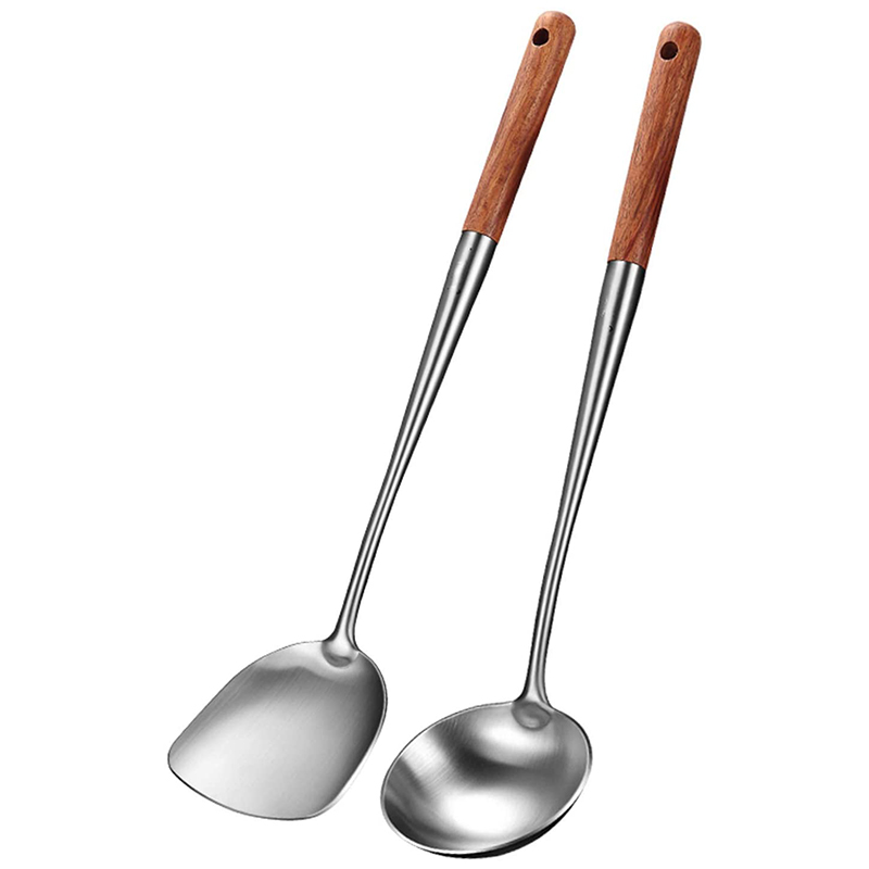 Wok Spatula and Ladle Tool Set 17 