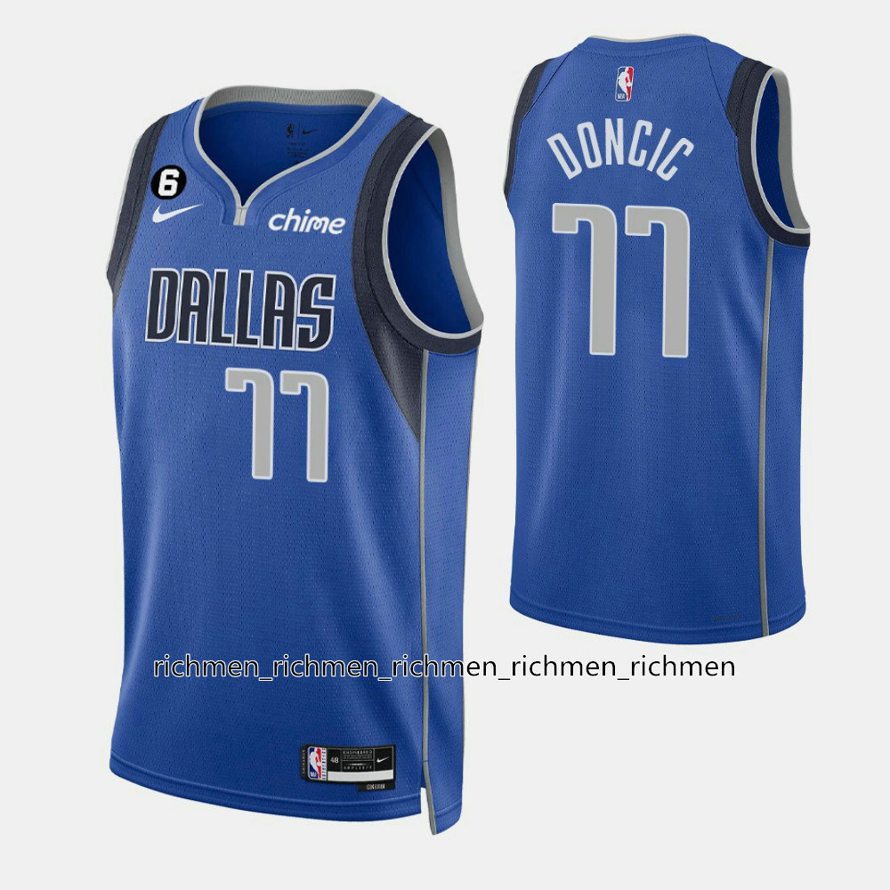 【swingman】2022-23 Men's New Original Nba Dallas Mavericks #77 Luka 