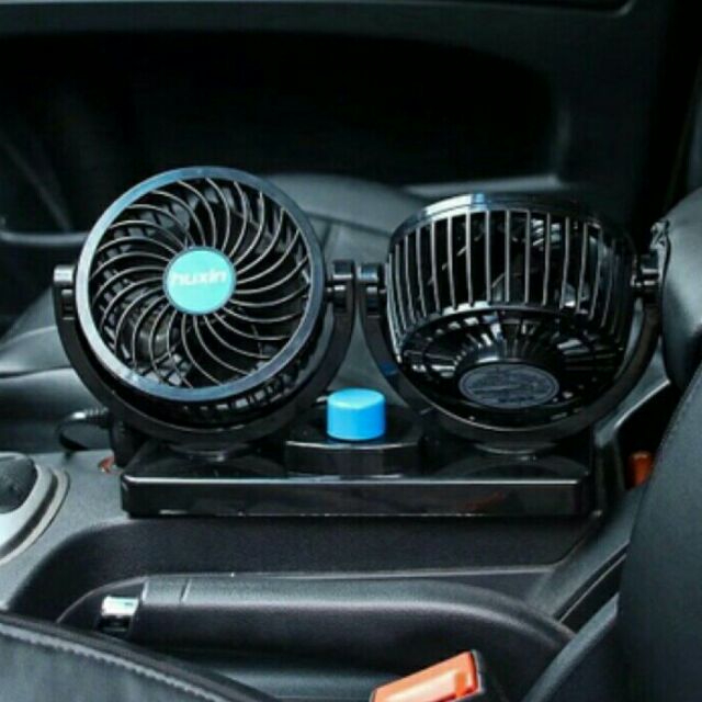 Mitchell Car double headed 360° rotational dual fan Mitchell 12v ...