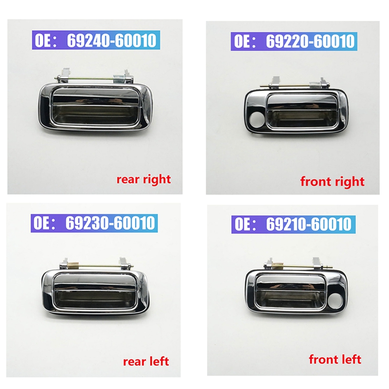 Car front right exterior outside door handle exterior door handle replacement door handle 69220-60010 for toyota land cruiser 80 lc80 fzj80 4500 1991-1997