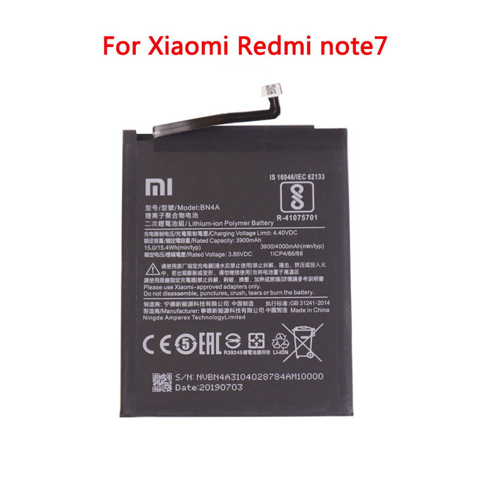 Xiaomi note 7 аккумулятор. Аккумулятор для Xiaomi Redmi Note 7 bn4a. Redmi Note 7 аккумулятор. Bn4a батарея. АКБ bn4a.