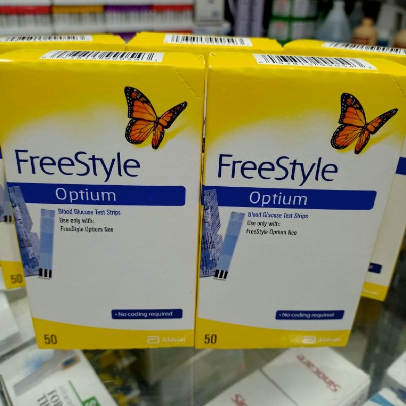 Freestyle Optimum Blood Glucose Test Strips (50pcs) Lazada PH