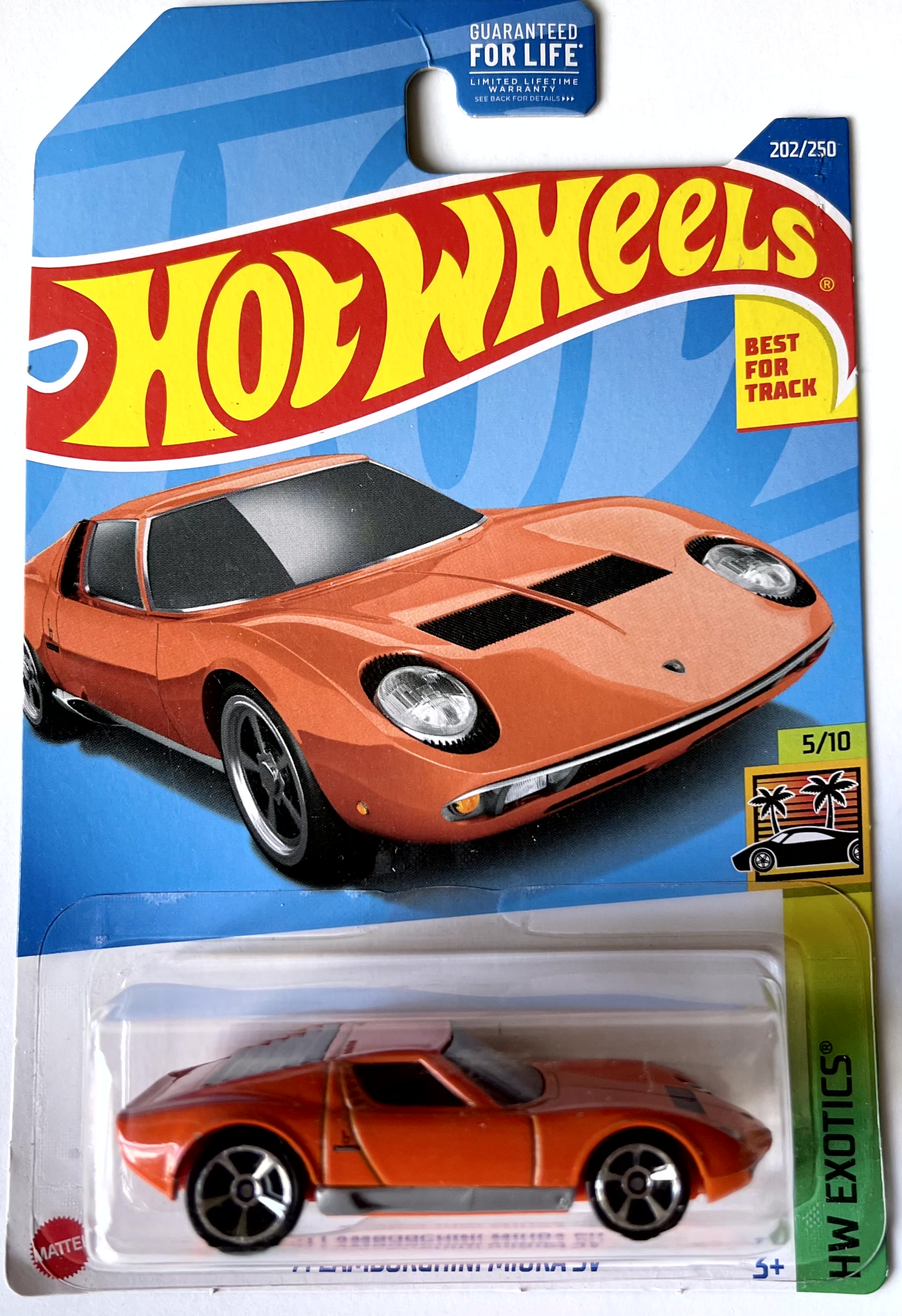 Hot Wheels - HW Exotics - '71 Lamborghini Miura SV Orange (5-10) (38B ...