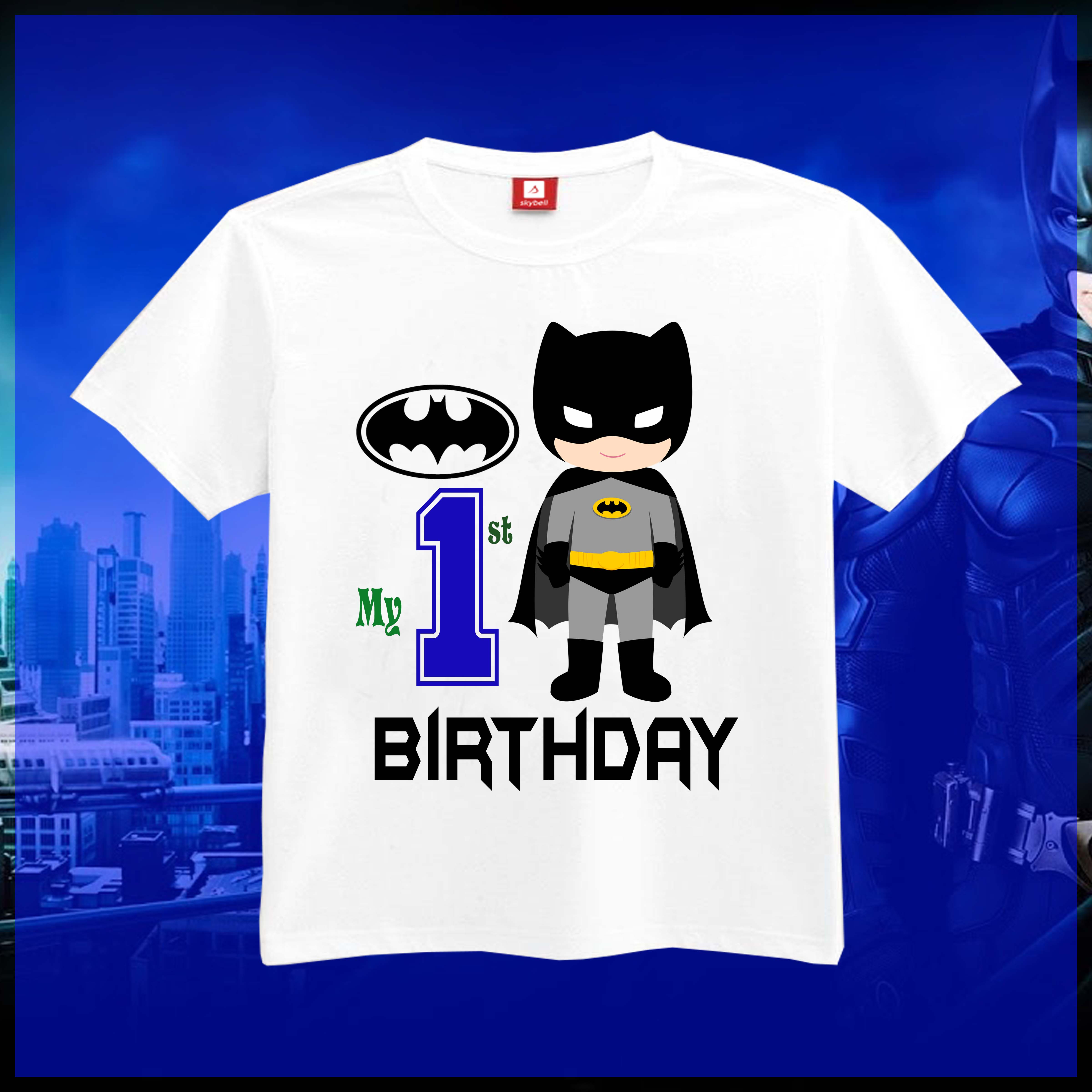Kid Shirt Birthday Shirt Batman Theme Baby Boy Outfit | Lazada PH