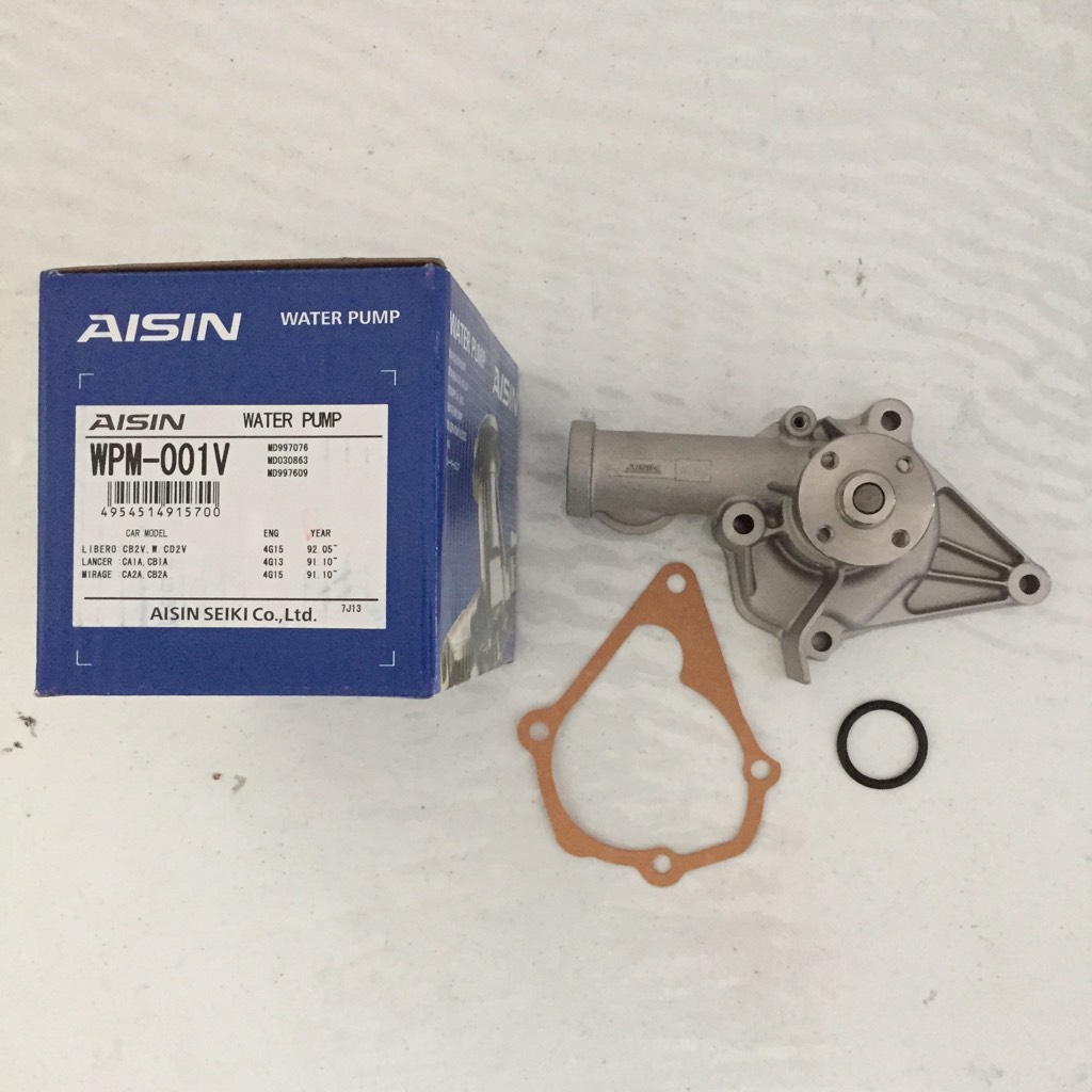 AISIN Engine Water Pump With Gaskets - OEM Replacement For Hyundai, Mitsubishi, Eagle, Plymouth Models