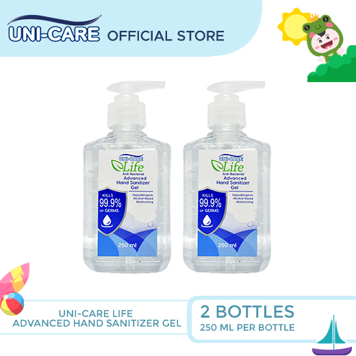 UniCare Life Hand Sanitizer Gel 250ml Bottle of 2 Lazada PH