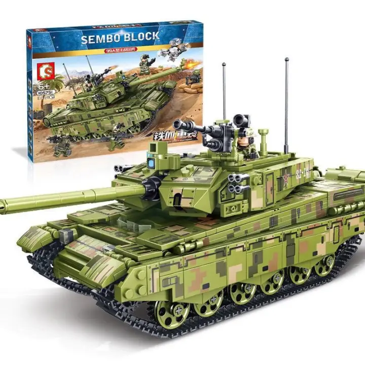 SEMBO Building Blocks Military Vehicle Type 99A Main Battle Tank Bricks Boy Toys