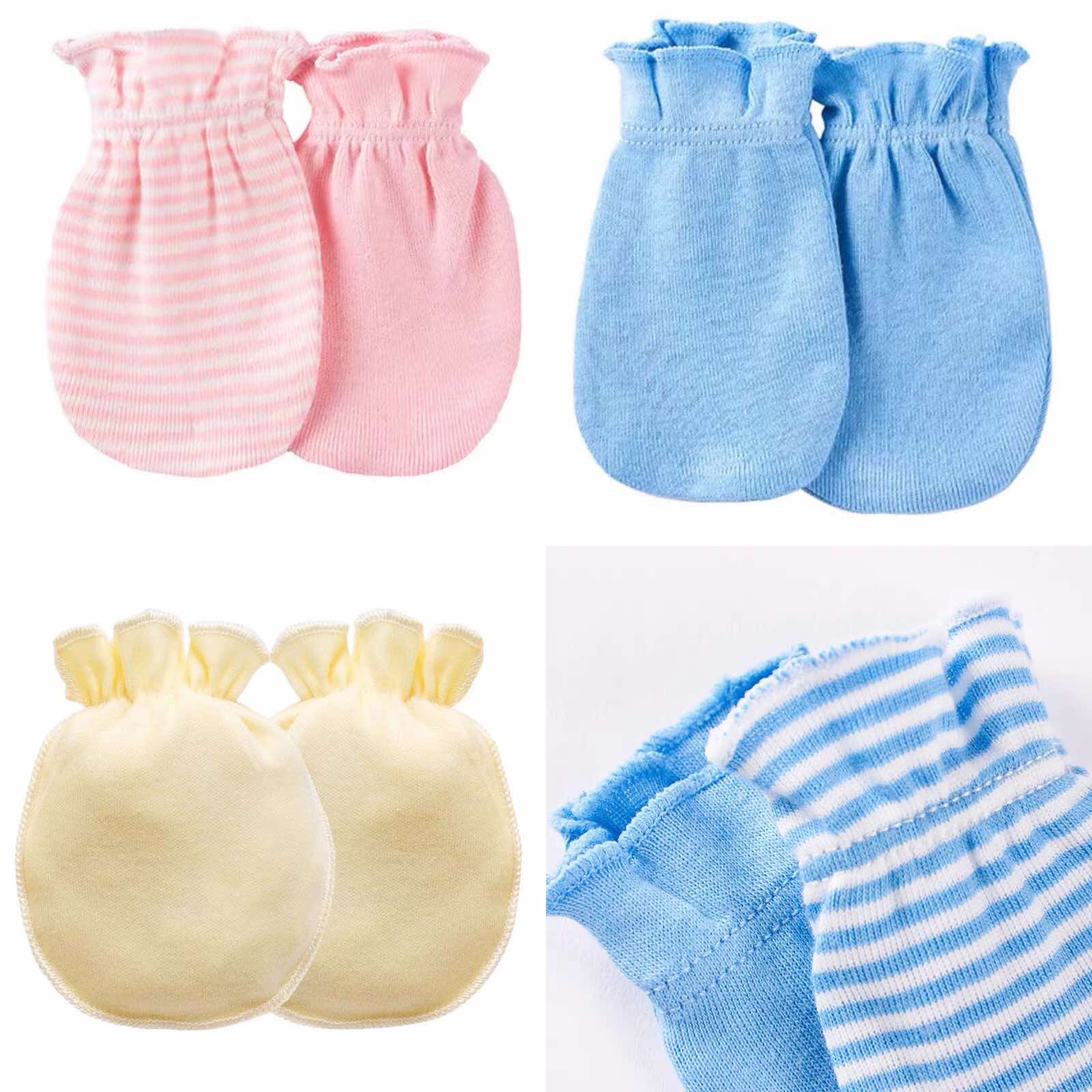 Coolbi Kids 1 Pair Baby Mittens Random Design Infant Soft Cotton Hand