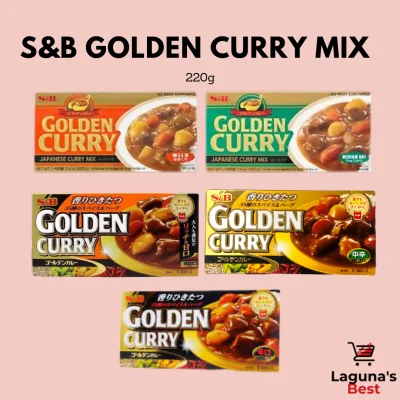 S&B Golden Curry Mix 220g Eng/Jap Version- Level 1 (Mild) , Level 3 (Medium Hot) Level 5 (Hot), Golden Hayashi Rice
