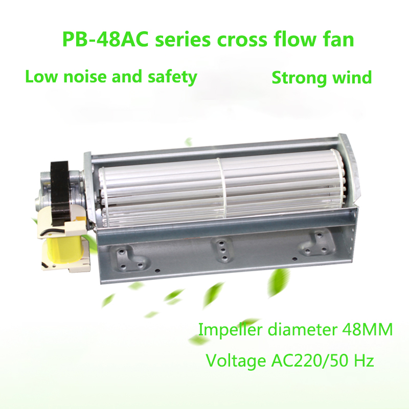 1pc Cross flow fan for electric fireplace oven exhaust fan ball bearing