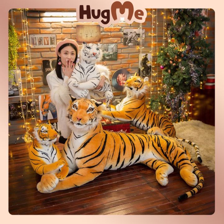 Giant tiger throw clearance pillows