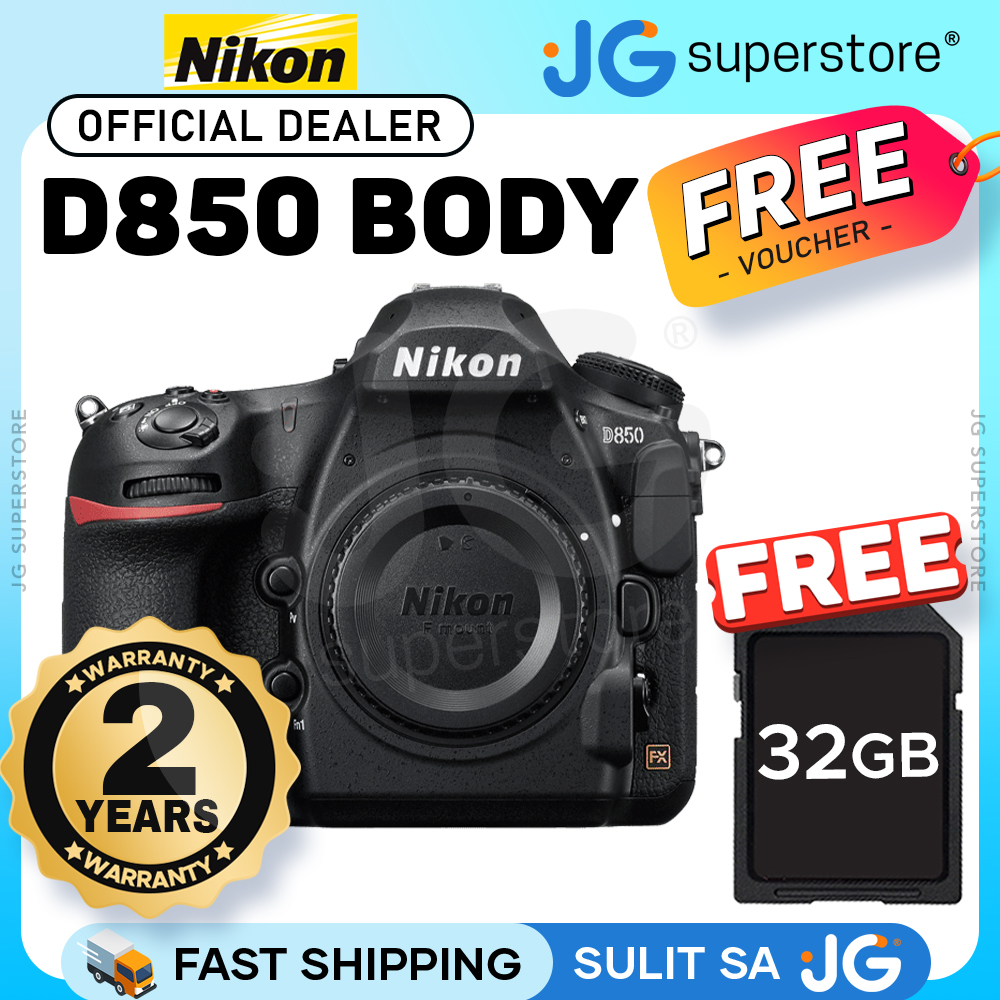 Nikon D850 DSLR Camera with Megapixel FX Full Frame Format