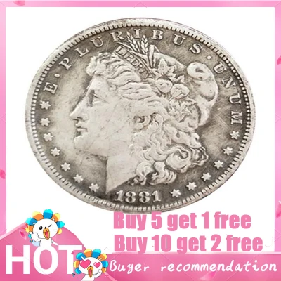 1878-1921 USA Silver Dollar $1 Commemorative Coins Copy Collection