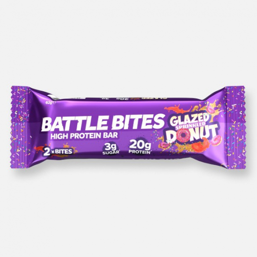 BATTLE BITES HIGH PROTEIN BAR GLAZED DONUT 20GRAMS PROTEIN Lazada PH
