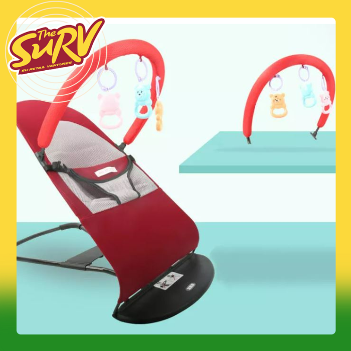 THE SuRV Adjustable Baby Rocker Bouncer Balance Soft Infant Seat Mesh