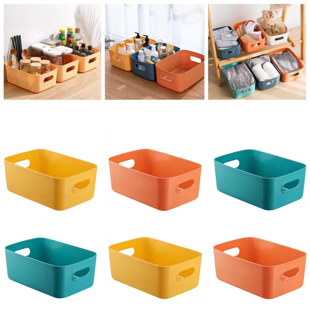 [local stock] Desktop Plastic Box Cosmetics Storage Box Kitchen Storage