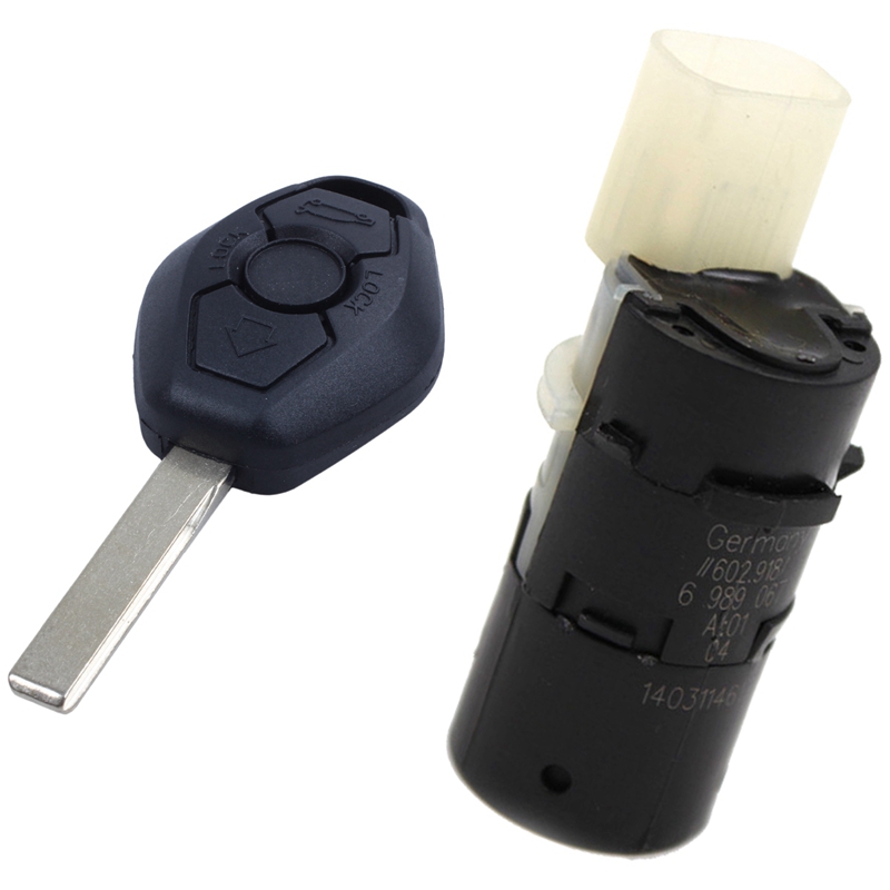 2 Pcs Car Accessories: 1 Pcs Remote Key 3 Button 315MHz & 1 Pcs Car PDC Sensor Parking Sensor Parking Assist