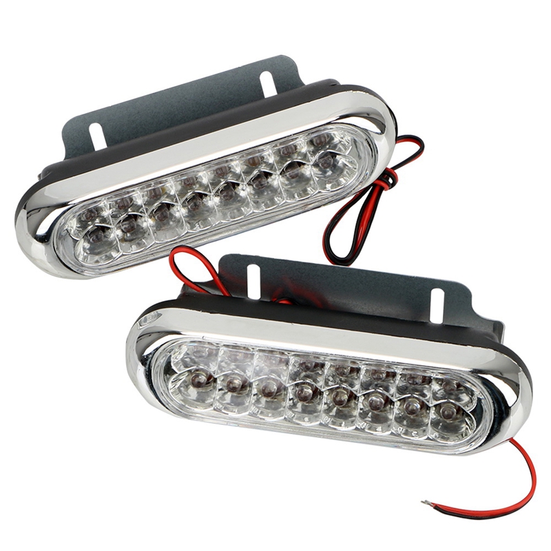 2PCS Car Light 16LED Daytime Running Light Fog White Light DRL Daytime
