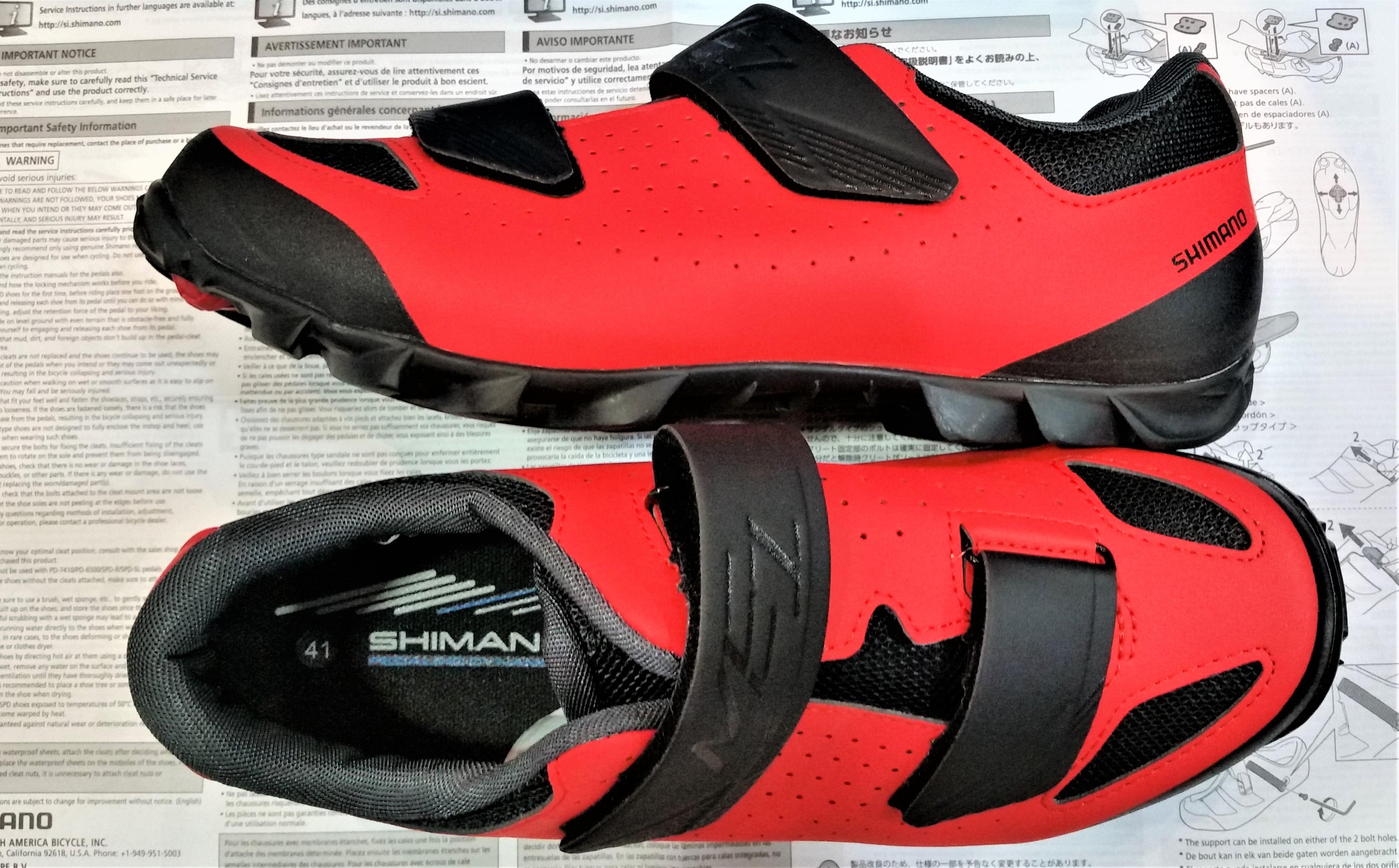 shimano me1 cycling shoes