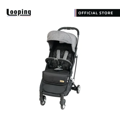 Looping Squizz 3 Stroller Grey Canopy/Black