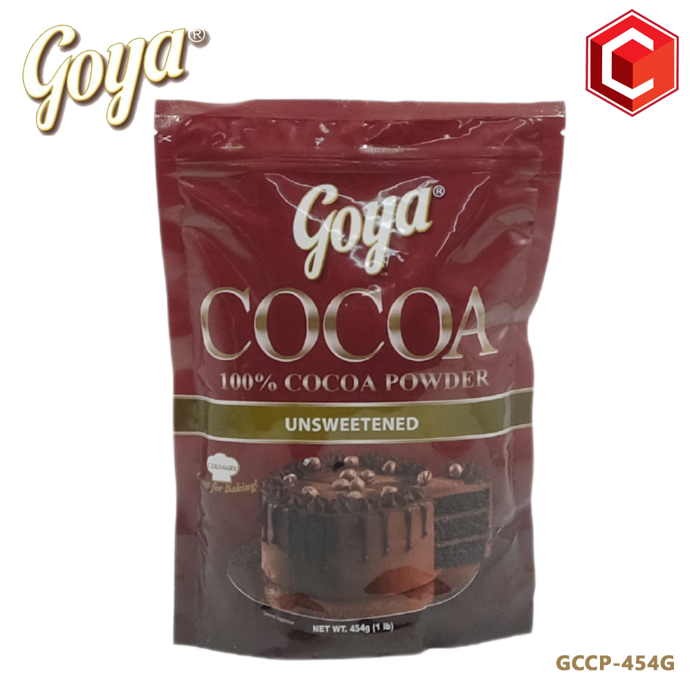 Goya 100 natural Cocoa Powder Unsweetened For Baking 454g GCCP454G