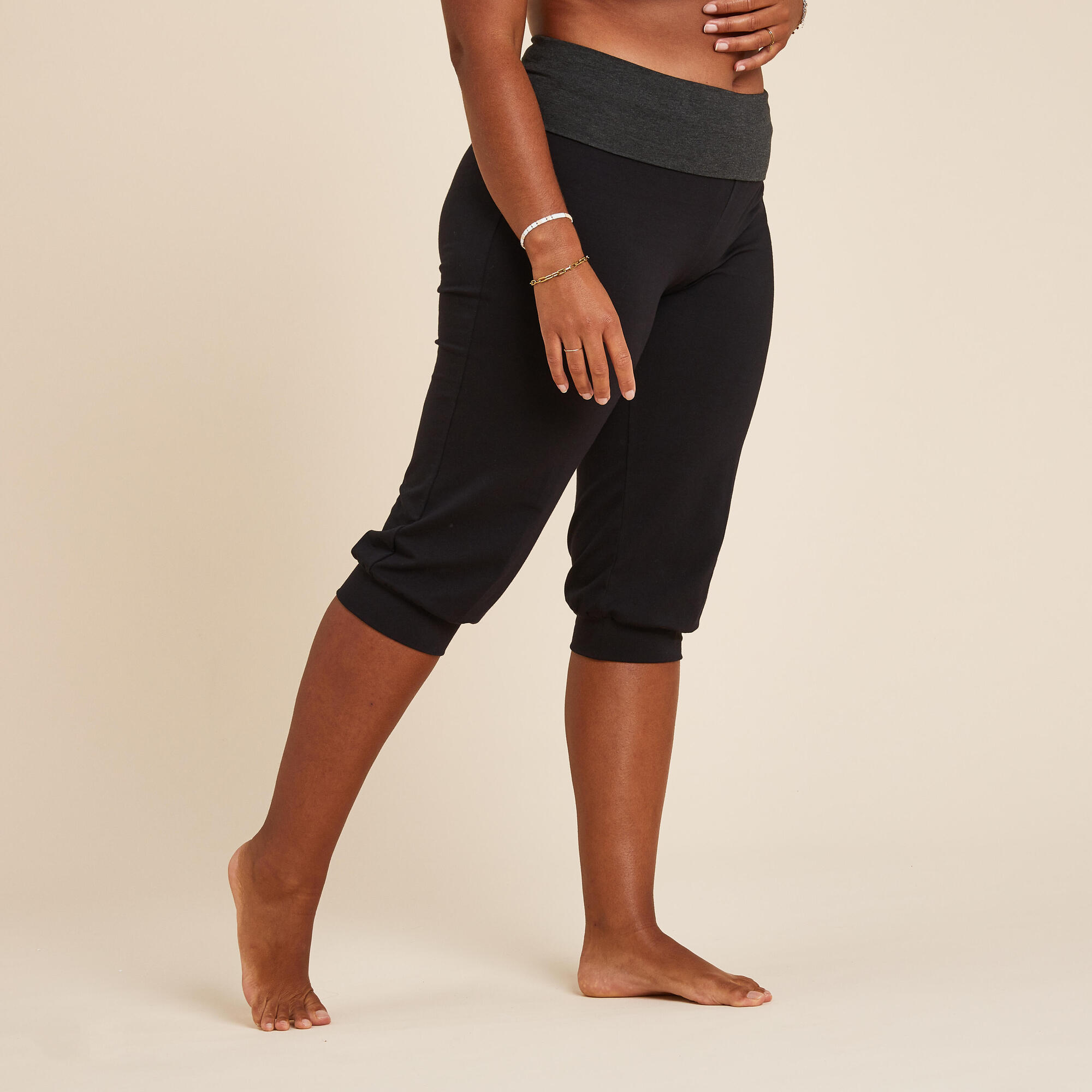 500 Women's Fitness Cardio Training Shorts - Black
