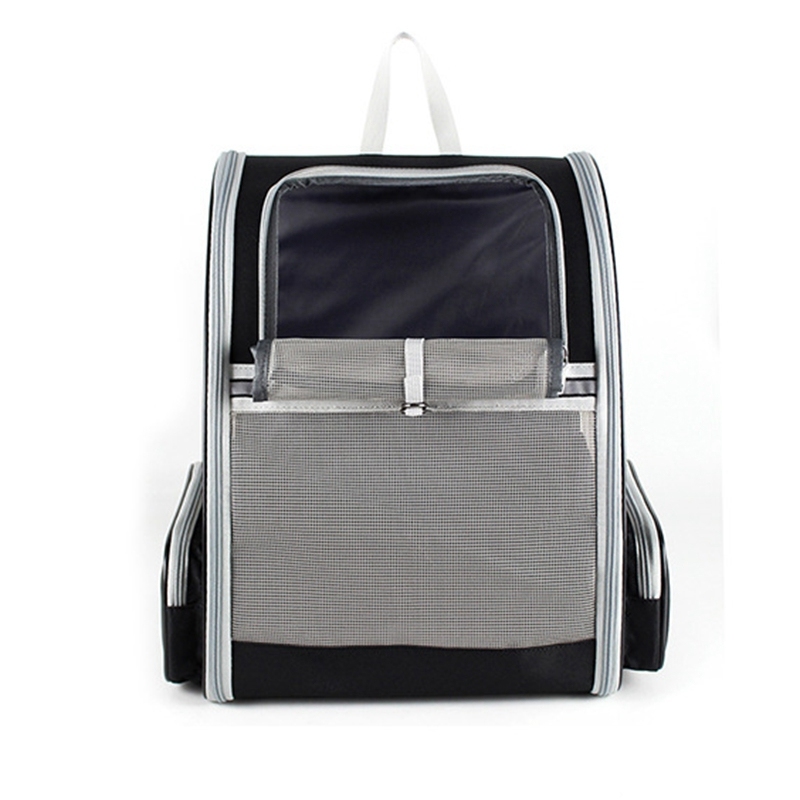 Pet Backpack Backpack Suitable for Small Cats and Dogs Breathable Design, Seat Belt, Buckle Support, Foldable
