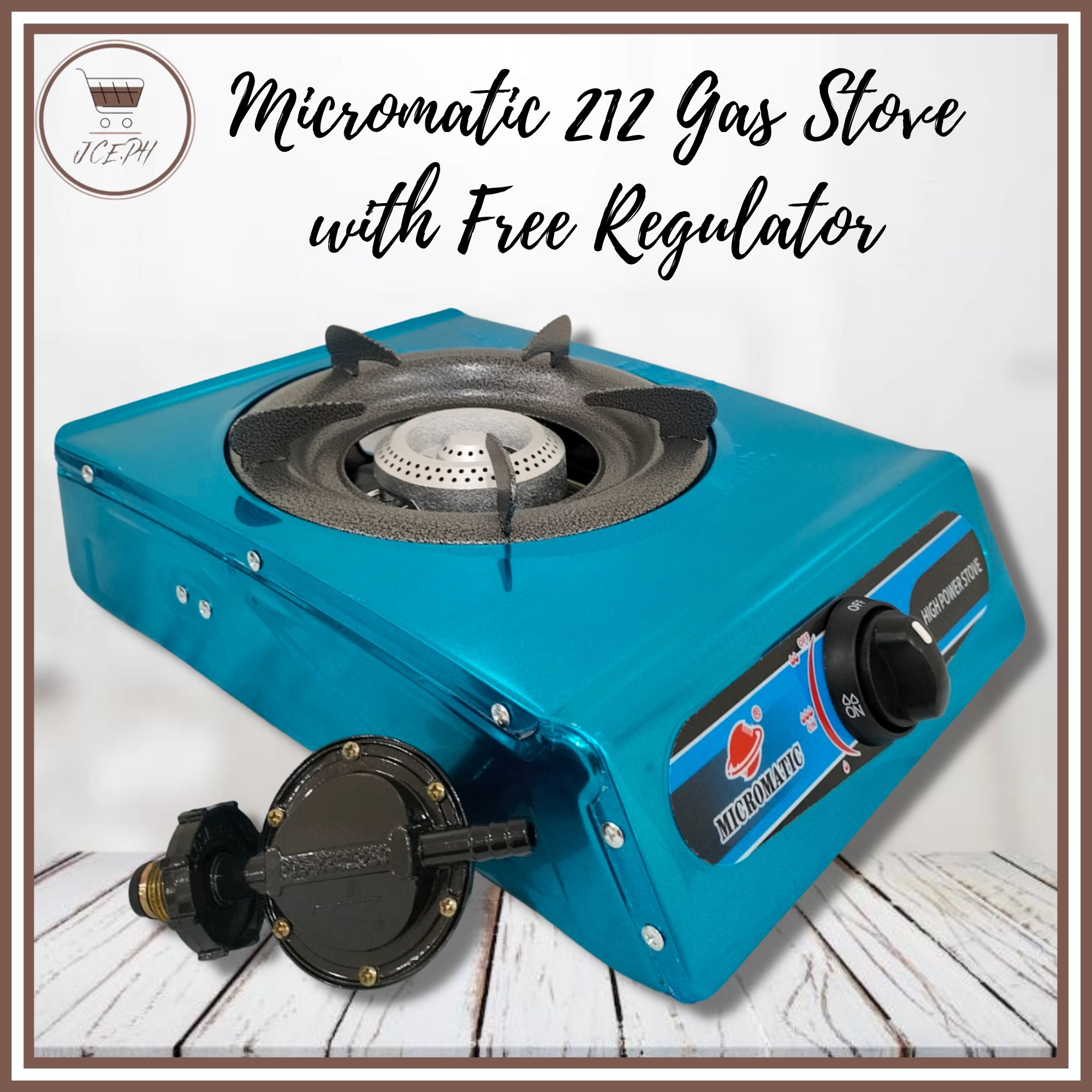 MICROMATIC 212 SINGLE BURNER GAS STOVE WITH REGULATOR / GAS STOVE