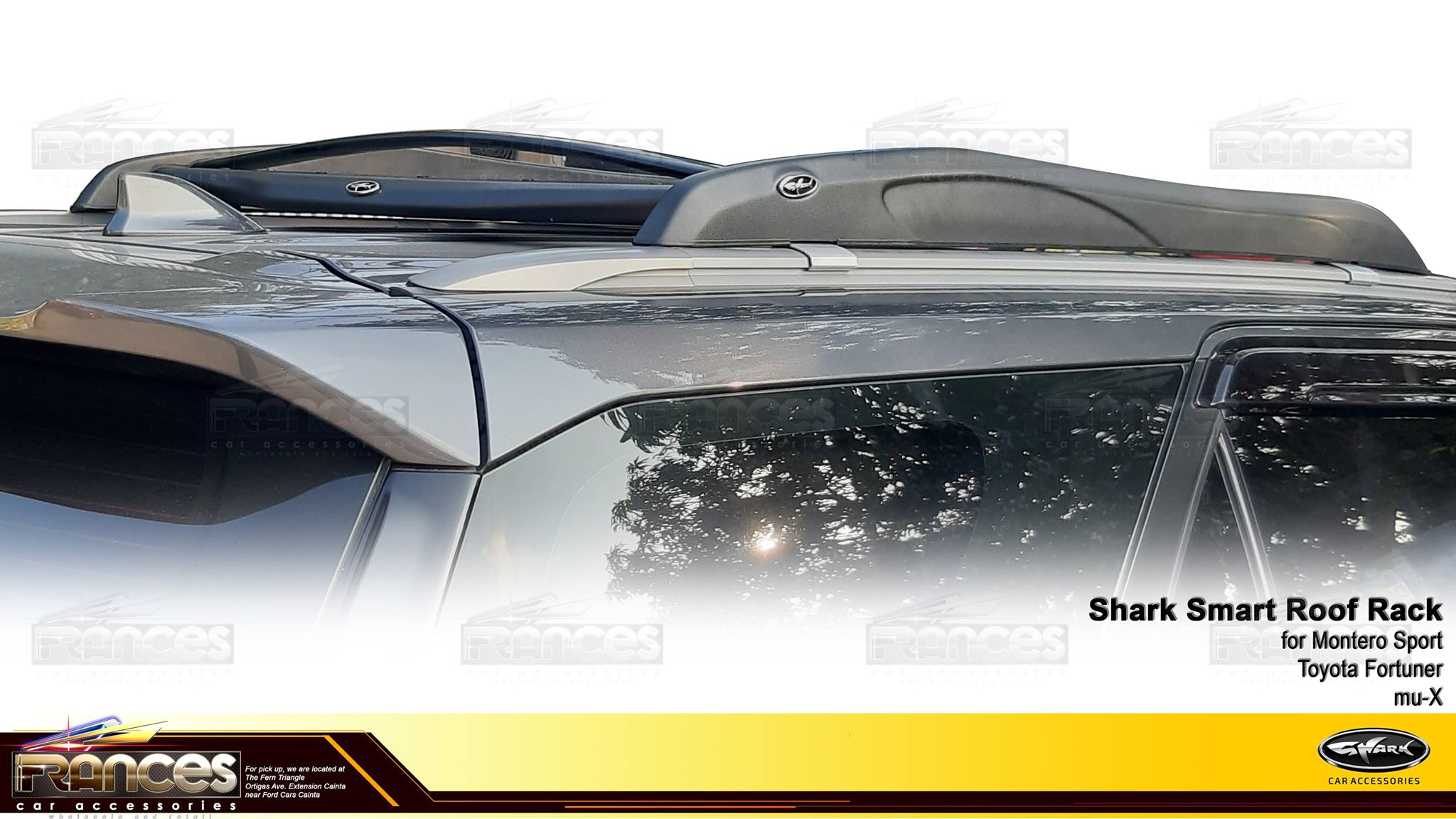 ISUZU MUX 20142021 PRESENT SHARK ROOF RACK / ROOFRACK / ROOF CARRIER