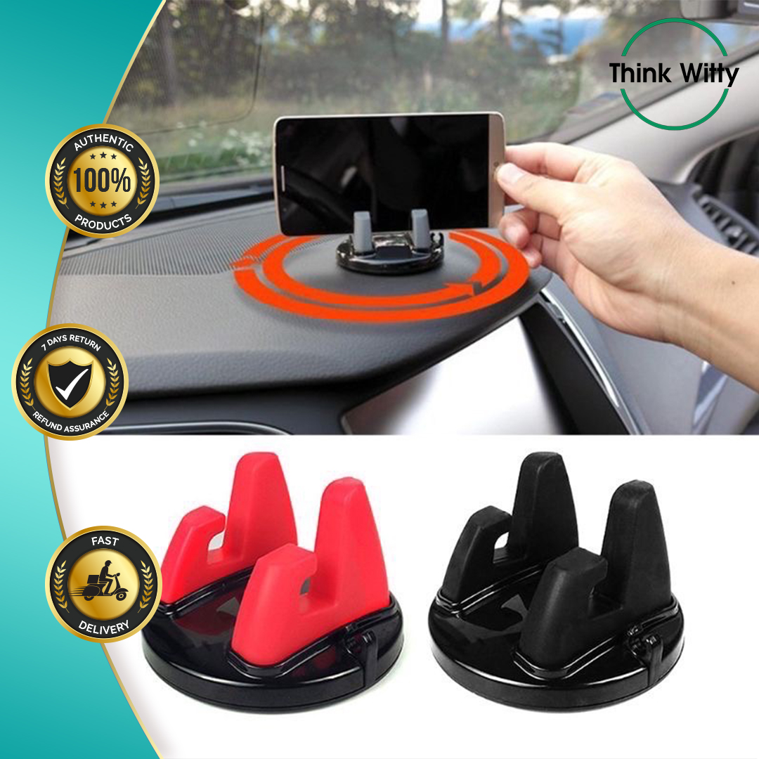 Thinkwityy 360 Degree Rotating Car Cell Phone Holder Dashboard Sticking