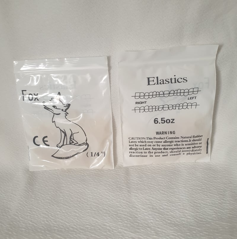 Elastics Fox 1/4" 6.5oz 50pcs/pack Lazada PH
