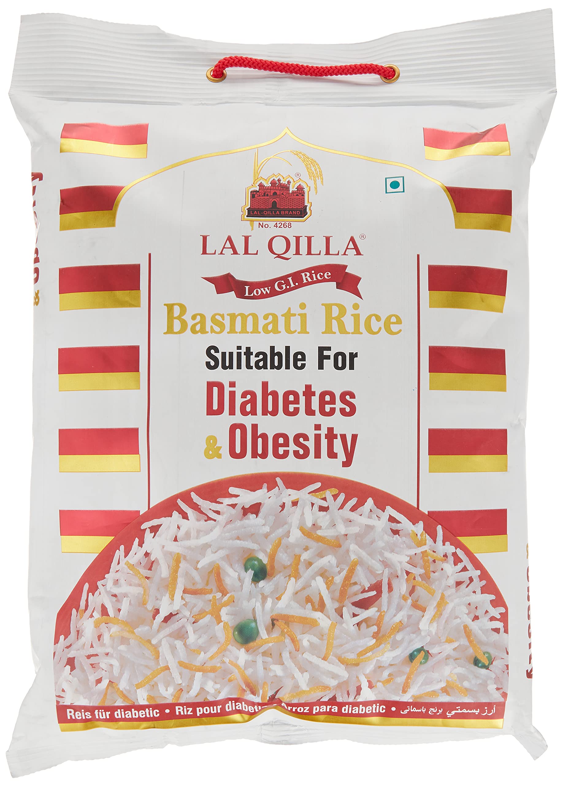Lal Qilla Low G.I Basmati Rice Suitable for Diabetes & Obesity 5kg