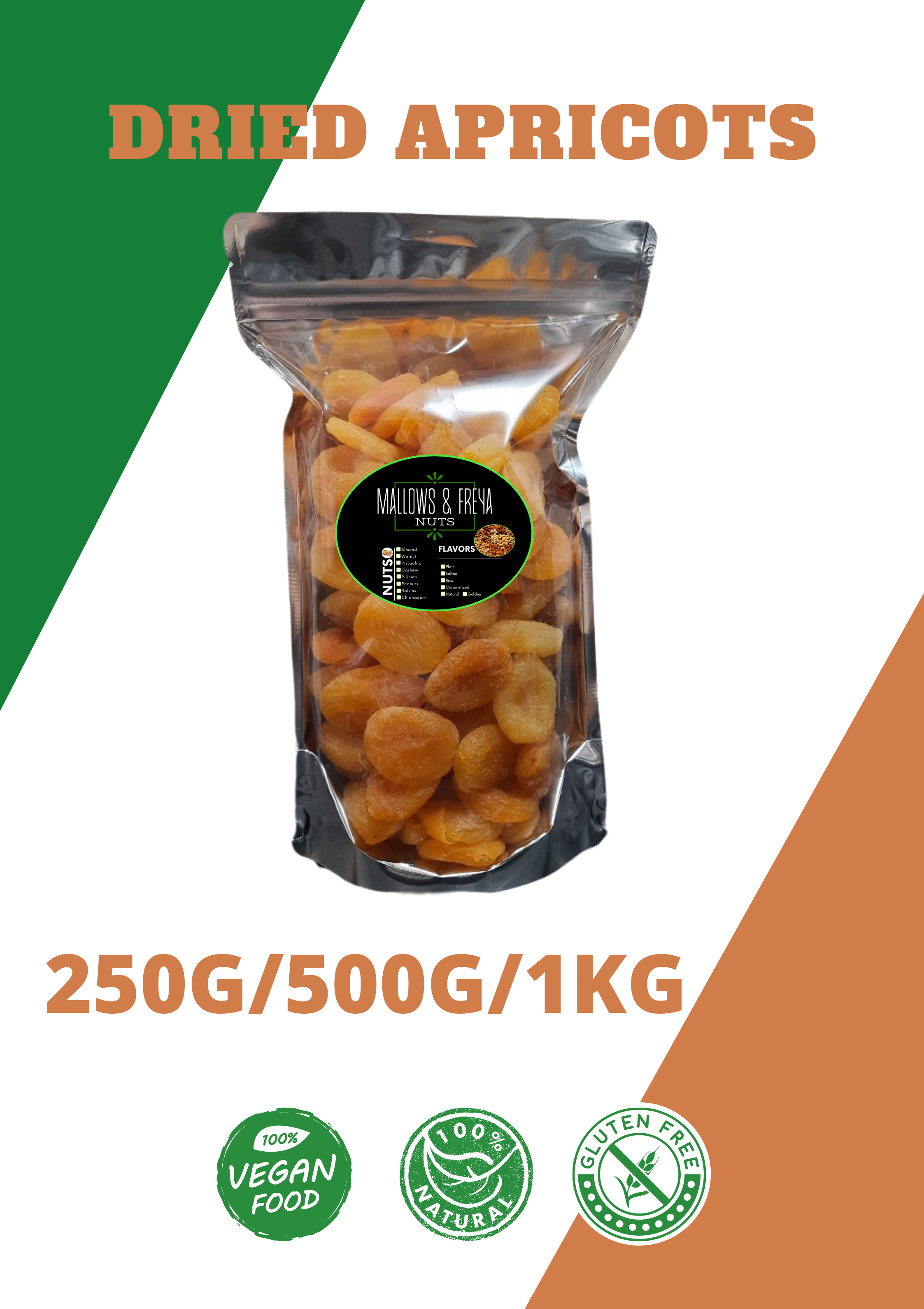 DRIED APRICOTS (250G,500G,1KG) Lazada PH