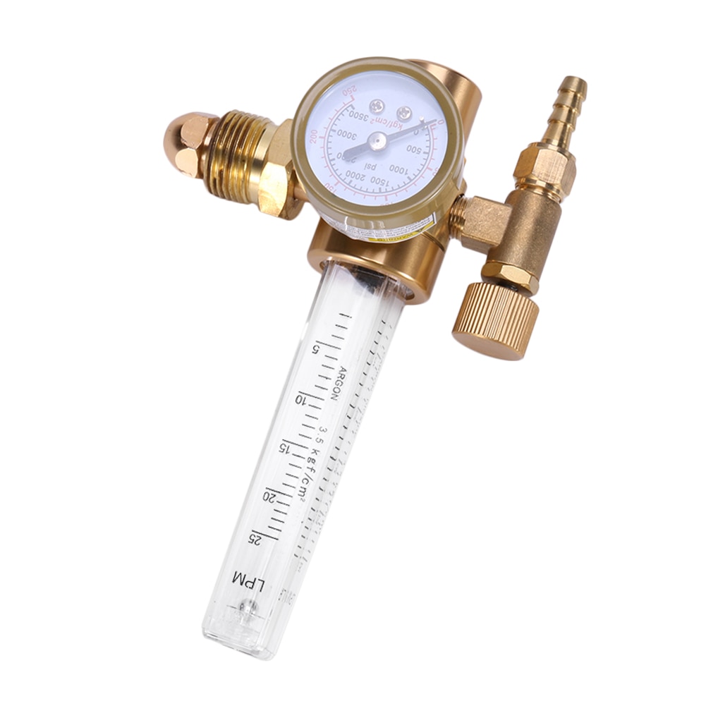 Argon Regulator Argon CO2 Gas Pressure Regulator Gauge Mig Tig Welding Gas Flowmeter Pressure
