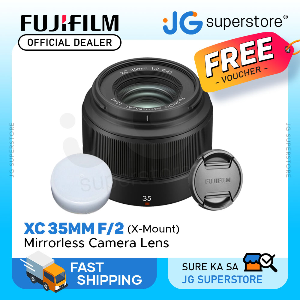 FUJIFILM Fujinon XC 35mm f/2 X-Mount Mirrorless Camera Lens JG Superstore