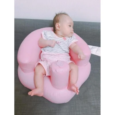 Baby Chair Bath Stool Shower Chair Inflatable Sofa Infant Learn Stool Bath Seat Dining Chair