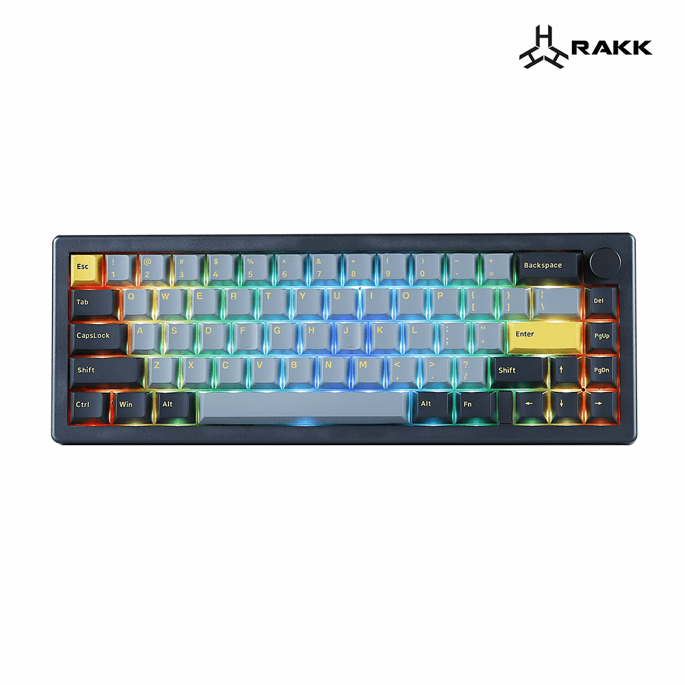 RAKK Pirah 65 Layout Wireless / PIRAH PLUS 66 Keys Universal HotSwap