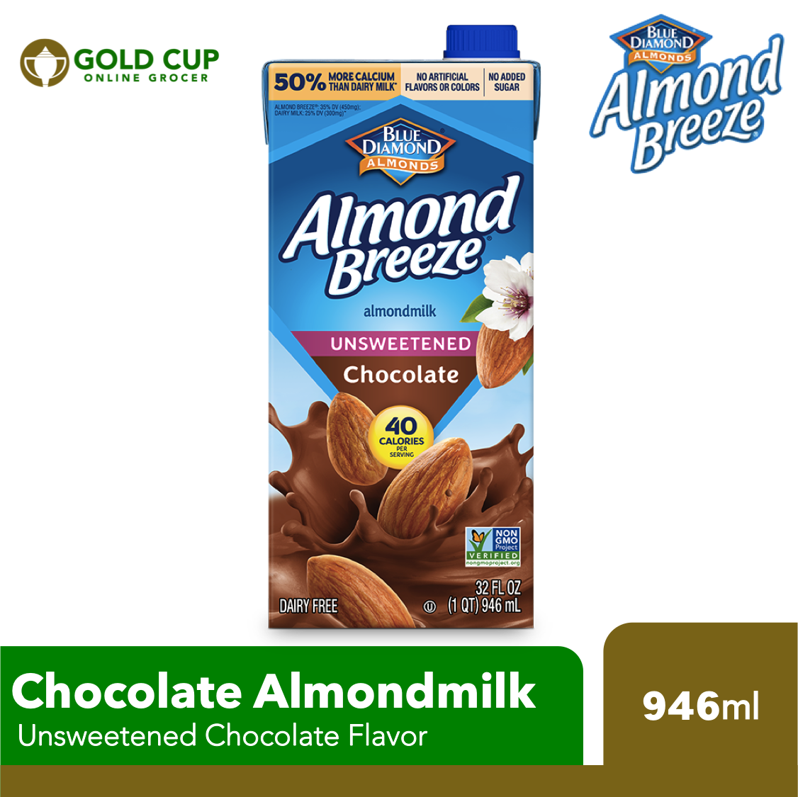 Almond Breeze Unsweetened Chocolate Almond Milk 946ml Lazada PH