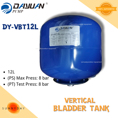 Dayuan Vertical Bladder Tank DYVB12L) Heavy Duty Lazada PH