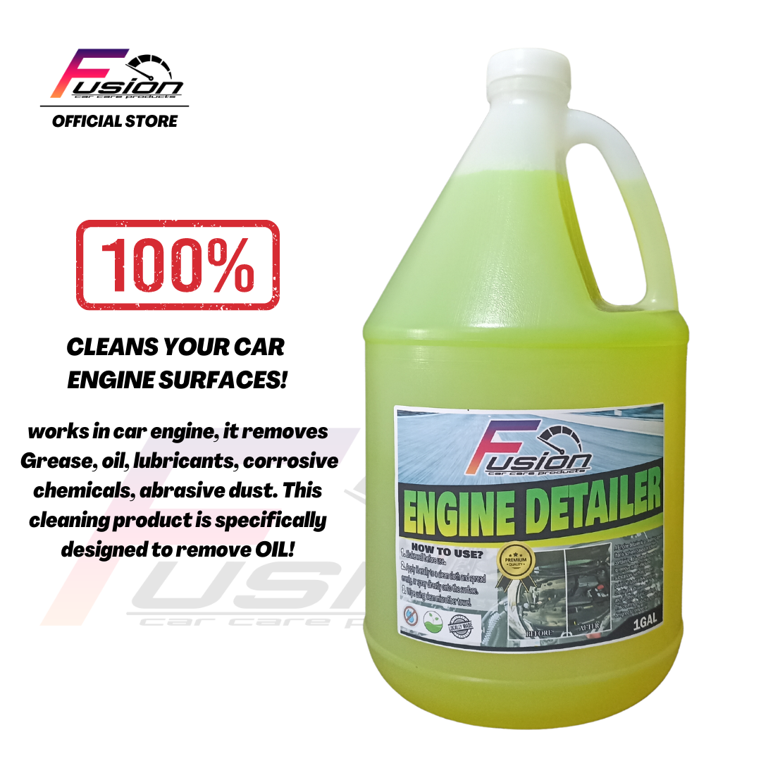 Fusion Engine Detailer wash Premium Degreaser 1 gallon cleaning engine