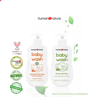human nature baby wash