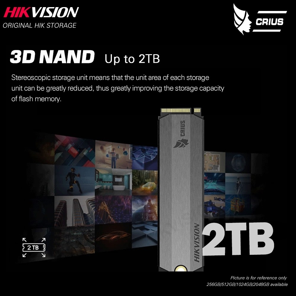 IPASON Hikvision HS-SSD-E2000 Crius Series PCIe SSD Solid  State Drive