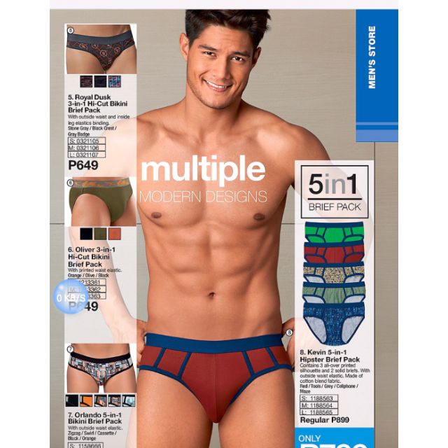 Suport Cash On Delivery New 2021 Avon 5 In1 3in1 Pack Briefs Lazada Ph