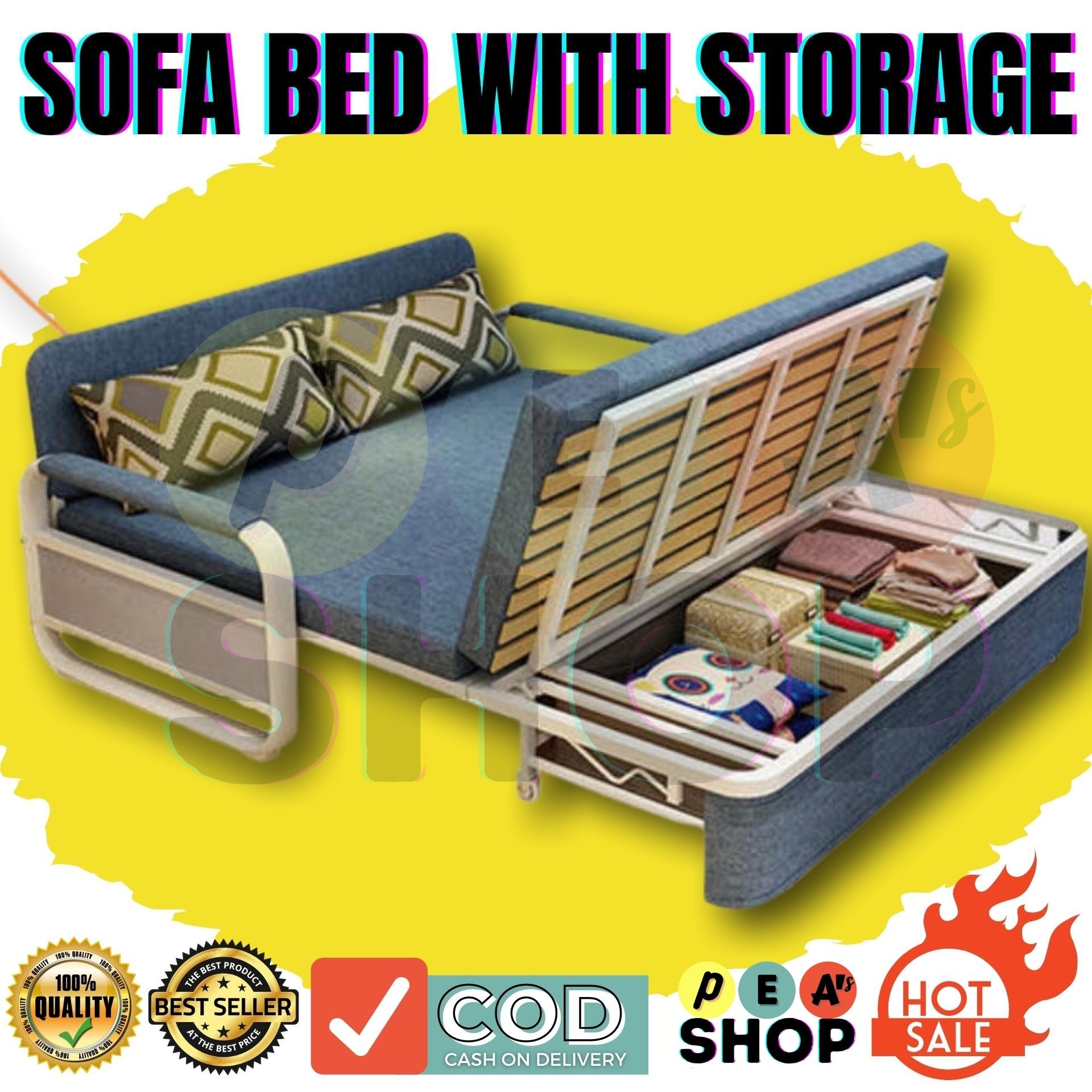 Affordable Sofa Bed With Storage Philippines | Cabinets Matttroy